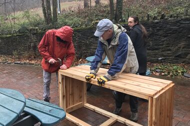 assembling the chest